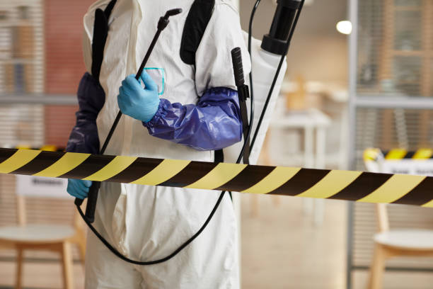 Professional Infectious Disease Decontamination technician working in North Lewisburg, OH